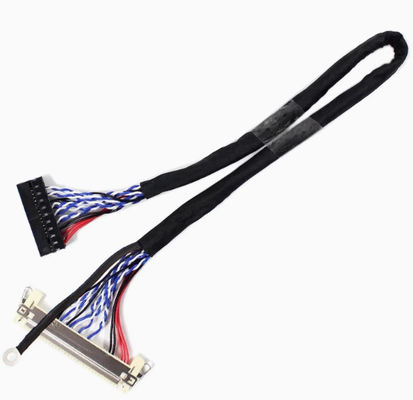 AWG26-28 LVDS-kabel met zwarte isolatie voor netwerkoverdracht