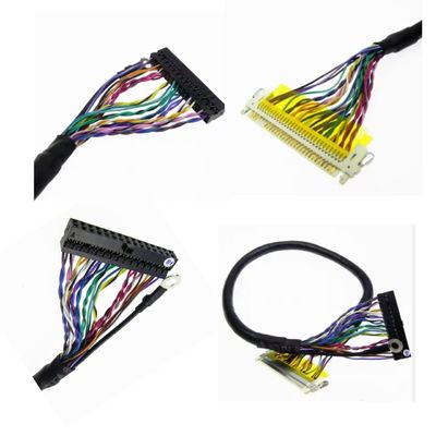 Lvds Harness 30 Pin Connector Cable Jacket UL VW-1 Cable Assembly Vervaardiging