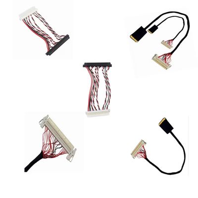 Vervaardiging van LVDS-harness flexibel kabelmontage met UL VW-1 rating en 1.0A-2.5A stroom