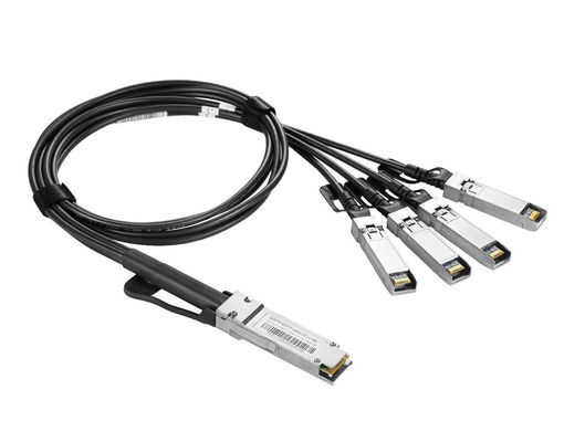 Kabelassemblage Dac 1m 30awg Direct Attached Cable QSFP-40G SFP 10g-1m Passief 40g Qsfp+Naar 4*Sfp+ 4x10gsfp+ Breakout Twinax