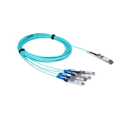 Ultrasnelle op maat gemaakte kabelassemblage 200G QSFP-DD koperen DAC voor laag vermogen, datatransmissie met hoge dichtheid