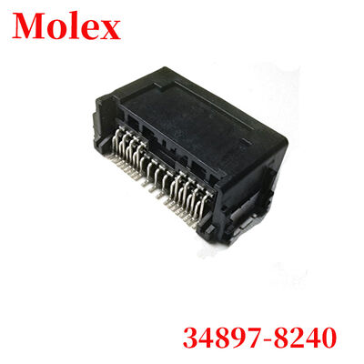 MOLEX 34897-8240 Mini50 Series 24 Circuit Dual Row Right Angle SMT Draad naar Board Connector Originele