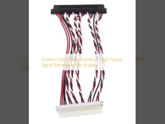 Op maat gemaakte LVDS-kabelassemblage   High-Speed Signal Transmission voor displays