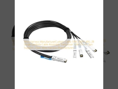 Fabrikant van draadharnas Custom Cable 100G QSFP-40G 28 Single Lambda Cable Assembly Transceiver met 131nm 2km ondersteuning