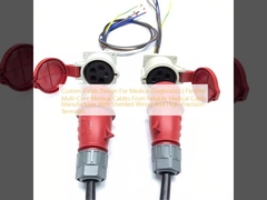Aanpassingskabelontwerp voor medische diagnose. Flexible Multi-Core medische kabels van betrouwbare medische kabelfabrikant met afgeschermde bedrading en hoge precisie terminals.